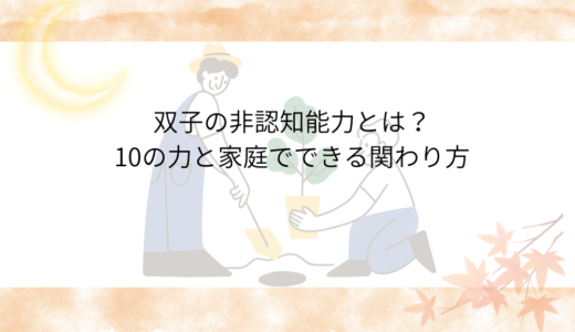 双子の非認知能力とはのアイキャッチ画像