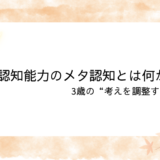 非認知能力のメタ認知とは何かアイキャッチ画像