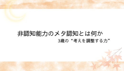 非認知能力のメタ認知とは何かアイキャッチ画像